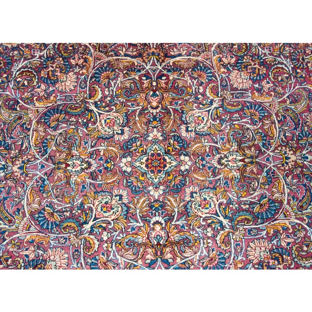 Early 20th Century Persian Kirman Rug For Sale - Image 11 of 15