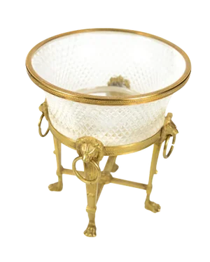 Austrian Crystal & Gilt Centerpiece
