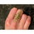 14 Karat Yellow Gold and Three Diamond Freeform Ring For Sale - Image 9 of 12