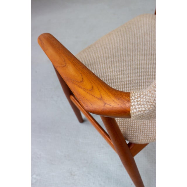 Erik Kirkegaard Mid-Century Danish GM11 Chair in Teak by Erik Kirkegaard for Glostrup, 1960s For Sale - Image 4 of 18