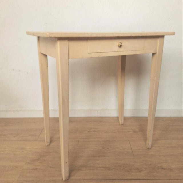 Antique Shabby Chic Side Table, 1890s For Sale - Image 4 of 4