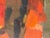 Orange Layered Orange Abstract Oil For Sale - Image 8 of 10