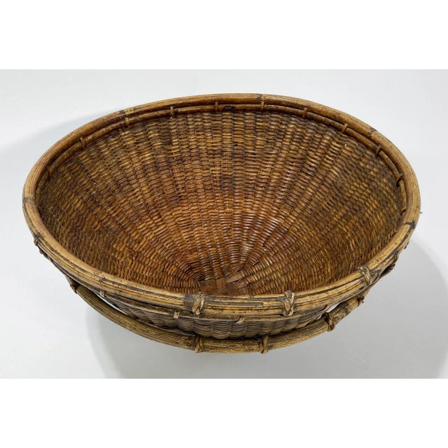Large Woven Rice Basket For Sale In Kansas City - Image 6 of 8