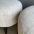 Wood Pair of Textured Off-White Ottomans Made From Vintage Turkish Rugs With Wood Legs For Sale - Image 7 of 7