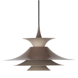 Vintage Aluminum Radius Pendant Lamp by Erik Balslev for Fog and Mørup, 1977 For Sale