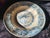 This is a striking, slightly rustic, antique French hollow plate from Terre de Fer de Grigny, produced around the 1850s....