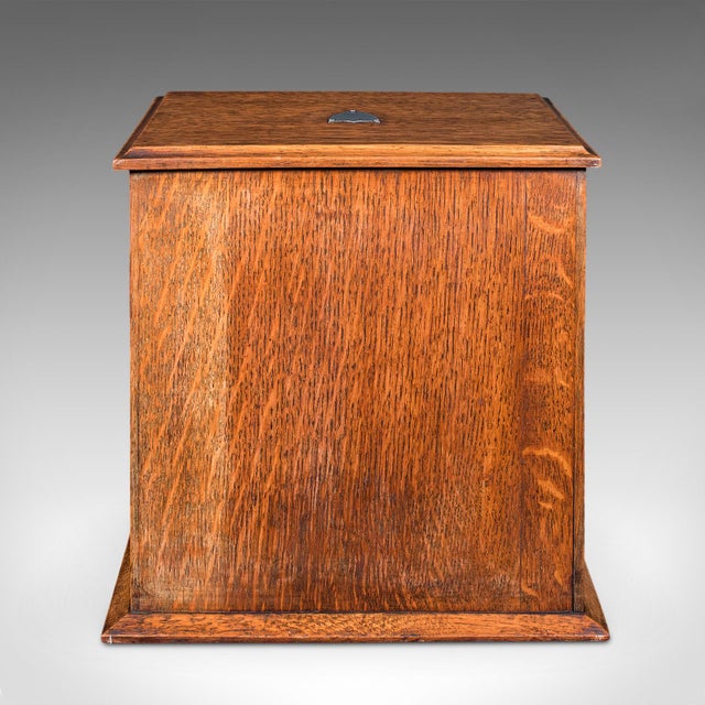 Antique Cambridge Doctor's Smoking Cabinet, English, Smoker's Case, Edwardian For Sale - Image 6 of 12