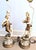 Metal Mid 20th Century French Figurative Lamp Boy Girl Peasants Chalkware - a Pair For Sale - Image 7 of 13