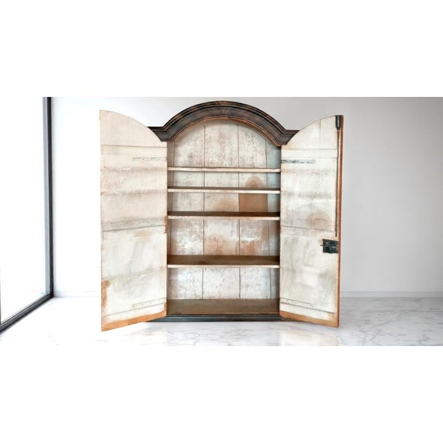 Antique Lacquered Bookcase, 18th Century For Sale - Image 3 of 5