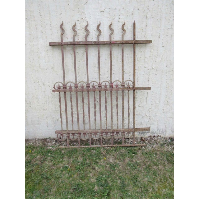 Wonderful piece of Architecture. Heavy, tight and sturdy... piece does show signs of age related wear including rust,...