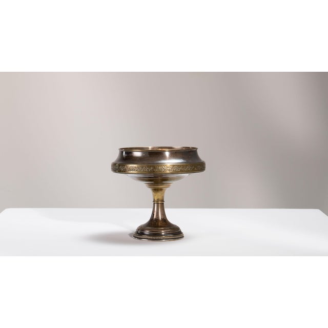 1920s 1920s France Art Deco Brass Metal Serving Piece For Sale - Image 5 of 15