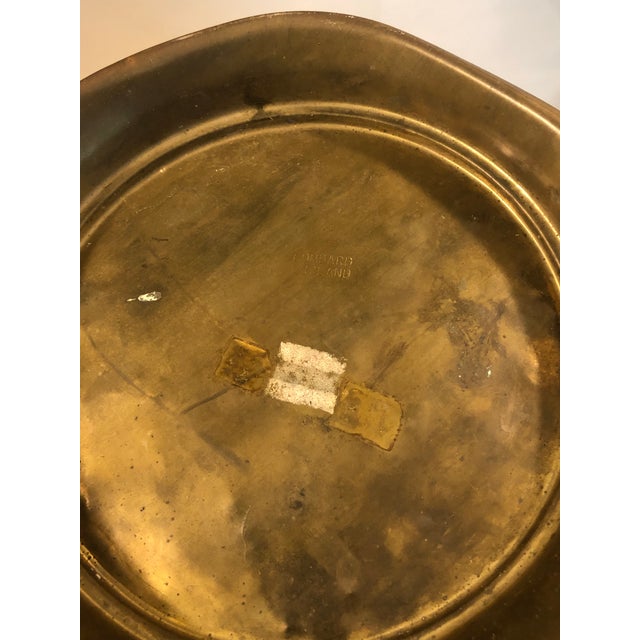 1950s Lombard England Brass Waste Basket For Sale - Image 11 of 12