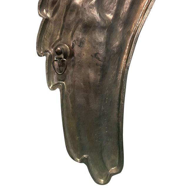 Brass Vintage Brass Eagle Hanging Wall Decor Large 34” 34 Inch Wingspan For Sale - Image 8 of 11