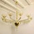 Mid-Century Modern 1980s Large Green Murano Glass Mid-Century Modern Chandelier For Sale - Image 3 of 10