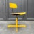 Vintage Yellow Wooden Desk Chair For Sale - Image 10 of 18