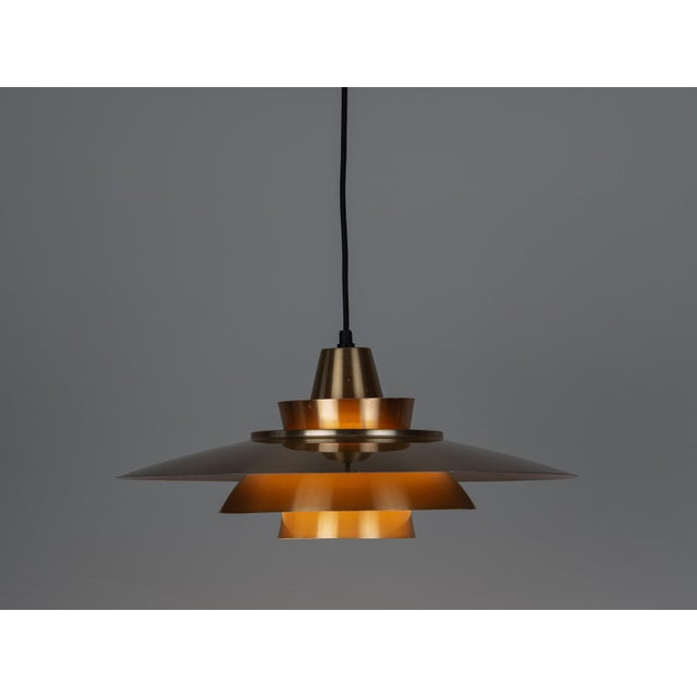 Vintage Aluminum Pendant Lamps by David Mogensen for Superlight, 1980s, Set of 2 For Sale - Image 4 of 18