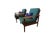 Danish Lounge Chair in Walnut with Cushions Reupholstered in Wool Fabric, 1960s For Sale - Image 4 of 18