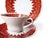 Collectors Cup and Saucer from Weimar Porcelain Kahla, 1970s, Set of 3 For Sale - Image 6 of 7
