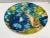 Farmhouse Midcentury 1970s Bold Floral Acrylic Serving and Decor Tray For Sale - Image 3 of 9