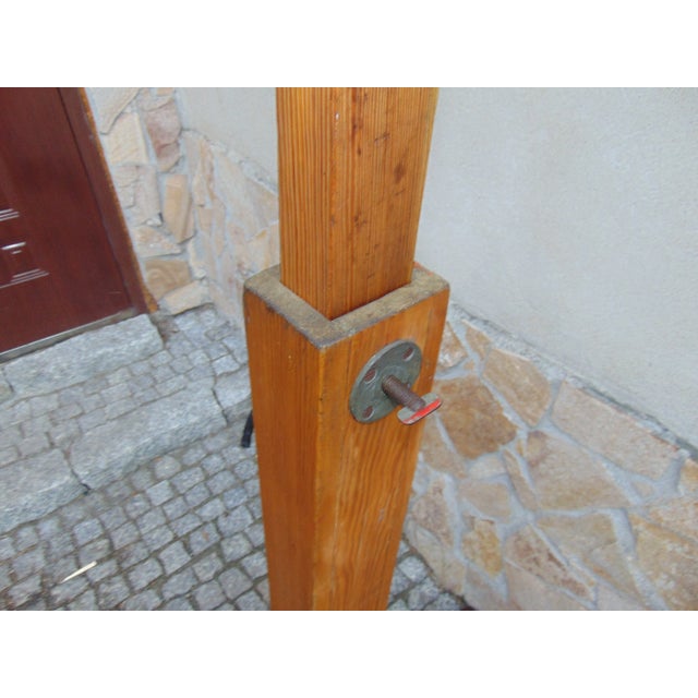 Wooden Stand Or Hanger, 1950s For Sale - Image 3 of 14