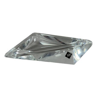 Desna Bohemia Crystal Ashtray, 1970s For Sale