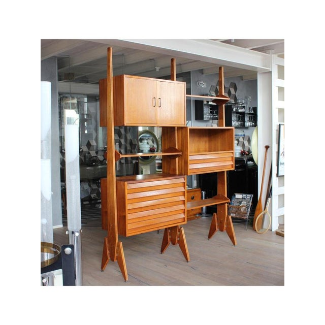 Italian Antonio ​​2-Module Bookcase, 1960s For Sale - Image 12 of 14