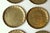 6 Design Solid Brass Coasters by Collini/Austria as a Set - Vintage From the 60s For Sale - Image 4 of 9
