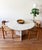 Stone Postmodern Off White Marble Dining Table with Pedestal Base, 1970s For Sale - Image 7 of 11