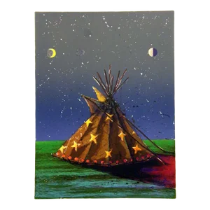 Larry Fodor "Dream Teepee" Hand Signed & Numbered Limited Edition Lithograph