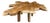 Andrianna Shamaris Single Slab Live Edge Teak Wood Coffee Table For Sale