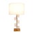 Drawing from Art Deco design, this retro influenced table lamp composed of crystal is a modern masterpiece. The geometric...