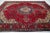 Textile 1960s Medallion Vintage Tabriz Handmade Wool Rug in Red For Sale - Image 7 of 7