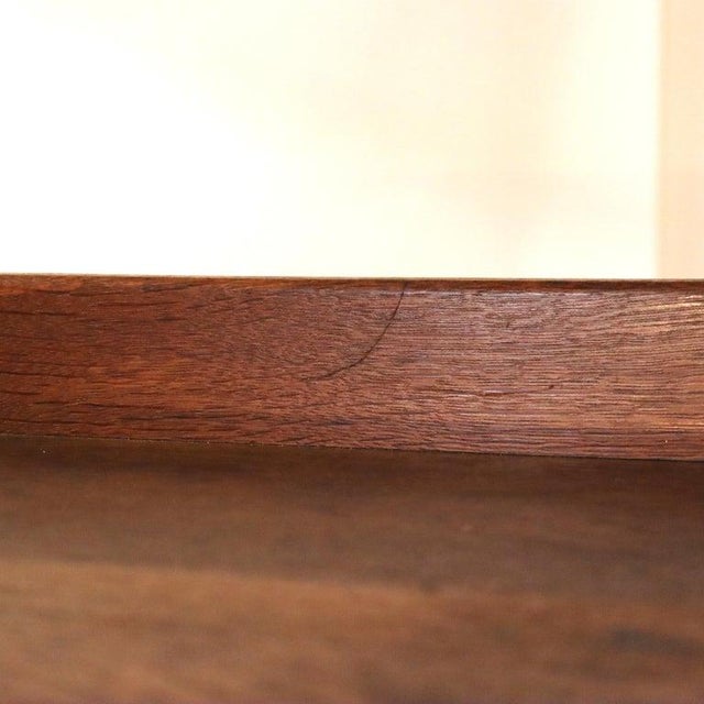 Wood Arts & Crafts Larkin Oak 2-Door Bookcase C1920 For Sale - Image 7 of 18