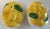 Mid 20th Century Vintage Basket of Lemons Salt and Pepper Shakers For Sale - Image 5 of 7