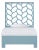 Silas Standard Bed Twin - Pool Blue For Sale