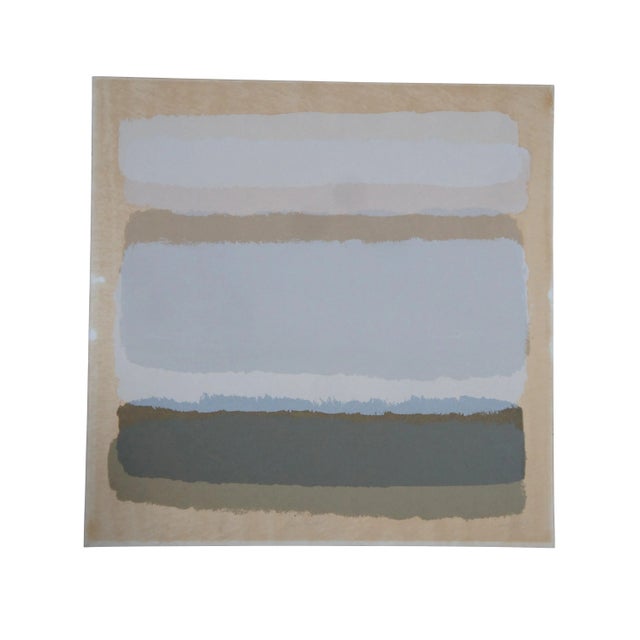 Vintage Vanguard Studios Andres Abstract Rectangles Print For Sale - Image 12 of 12