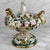 Vintage Italian Capodimonte Porcelain Cherub Double Handle Pedestal Bowl W/ Lid For Sale - Image 4 of 10