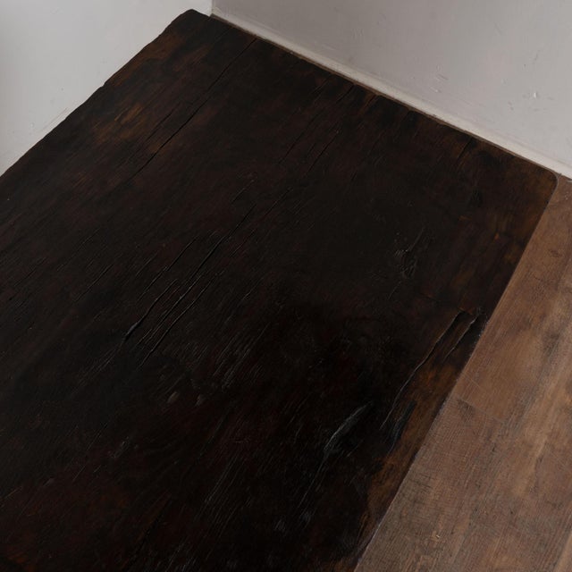 18th Century Chestnut Console Table With Three Large Carved Drawers For Sale - Image 6 of 18