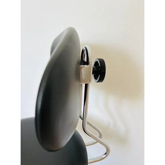 Vintage Black Kovona Office Stool Model Z-370, 1960s For Sale - Image 11 of 12