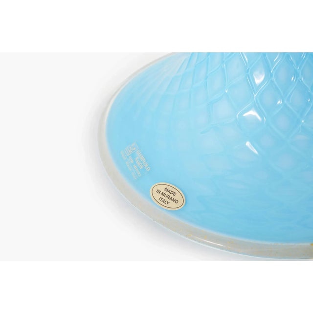 Venetian Glass with Gold Flecks Table Lamps - a Pair For Sale - Image 10 of 13