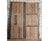 Mid-Century Modern Vintage Carved Double Front Doors – Whitewashed Floral Wood Barn Doors, Rustic 96x36 For Sale - Image 3 of 4