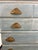 Wood Mid Century Nautical Theme 5 Drawer Highboy - Newly Painted For Sale - Image 7 of 10