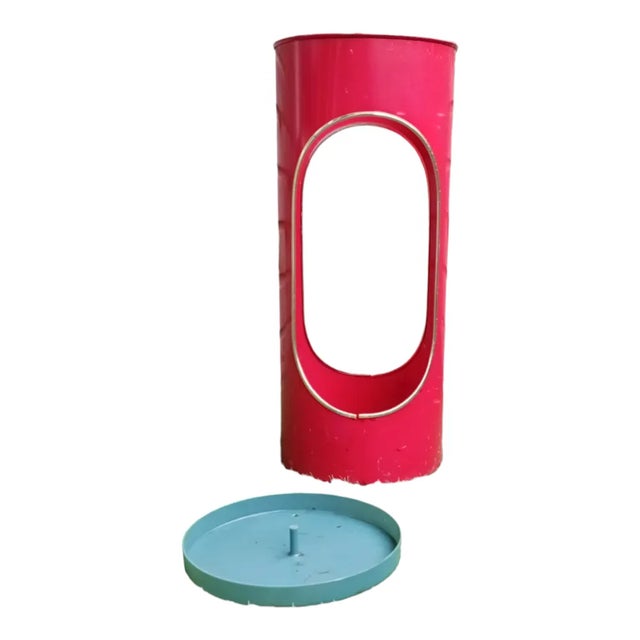 Victorian Umbrella Stand in Brass and Metal For Sale - Image 9 of 10