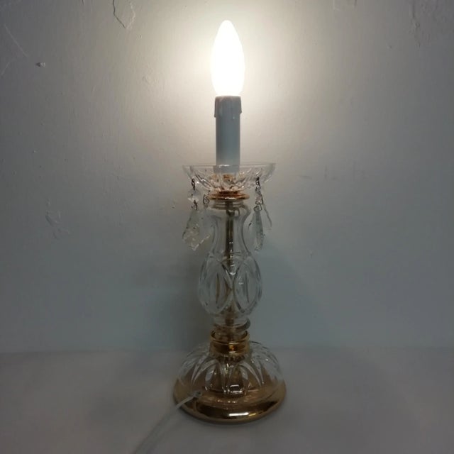 Glass Table Lamp, 1980s For Sale - Image 10 of 13