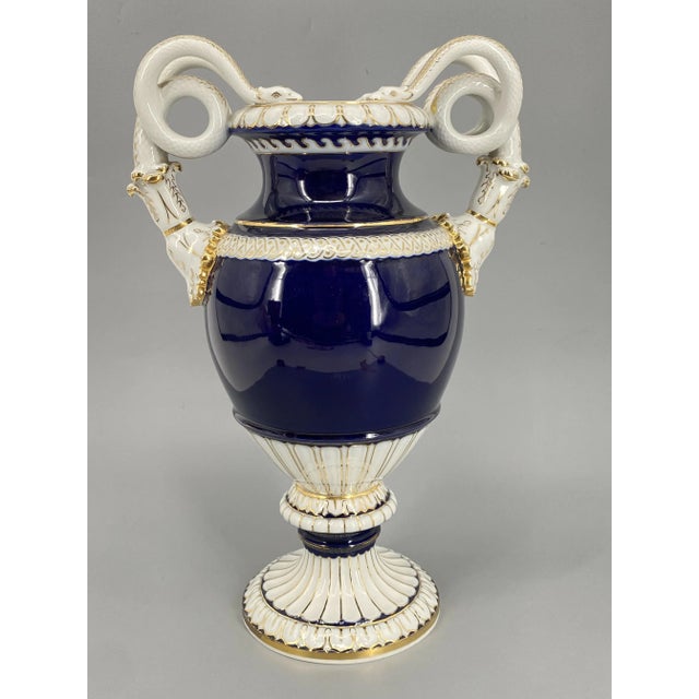 Vase by Ernst August Leuteritz for Meissen Porcelain, 1860 For Sale - Image 4 of 14