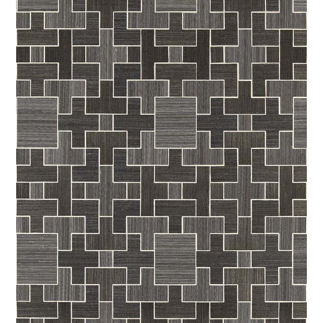 The House of Scalamandre Allegro Sisal Wallcovering, Stone For Sale