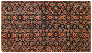 1920s Antique Persian Bidjar Rug - 4′6″ × 2′7″