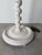 1970s Vintage Hollywood Regency White Twist-Carved Wood Floor Lamp For Sale - Image 10 of 12