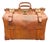 Vintage English Tanner Krolle & Co. Ltd. For Harrods Leather Gladstone Bag For Sale
