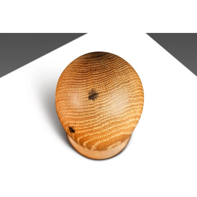 Organic Modern Sculpture in Solid White Oak by Mark Leblanc for Mark Leblanc Studios, Usa, C. 2023 For Sale - Image 12 of 12